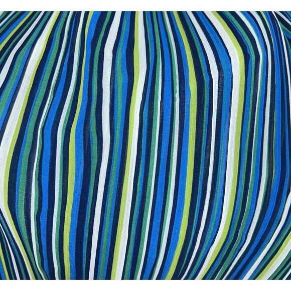 Ruby Rd. Paizley Park Pleated 3/4 Sleeve Peasant Blouse Top Size Small Tie Neck - Picture 5 of 8